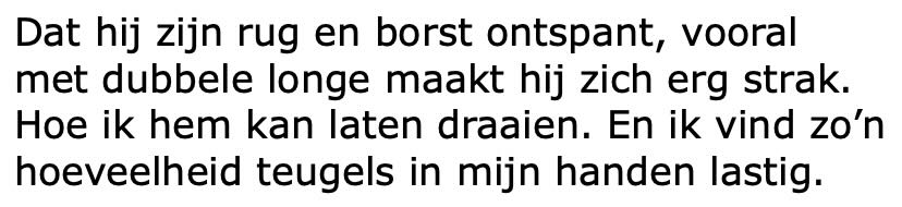 paard is strak