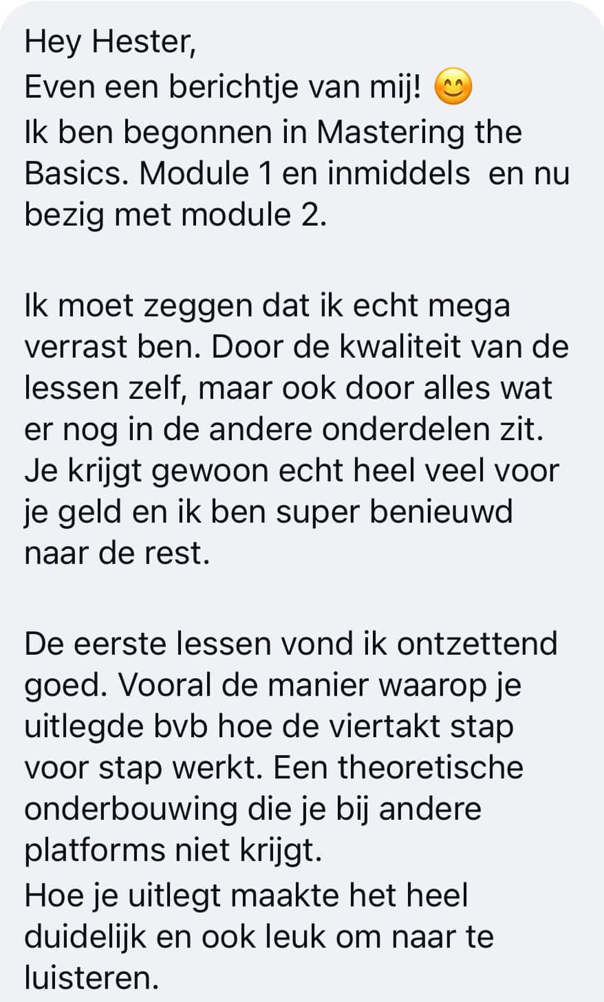 review ruitergevoel