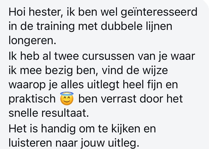 dubbele lijnen